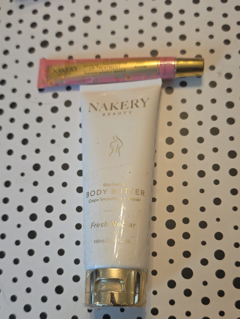 Nakery Body Butter and a Nakety Lip Treatment